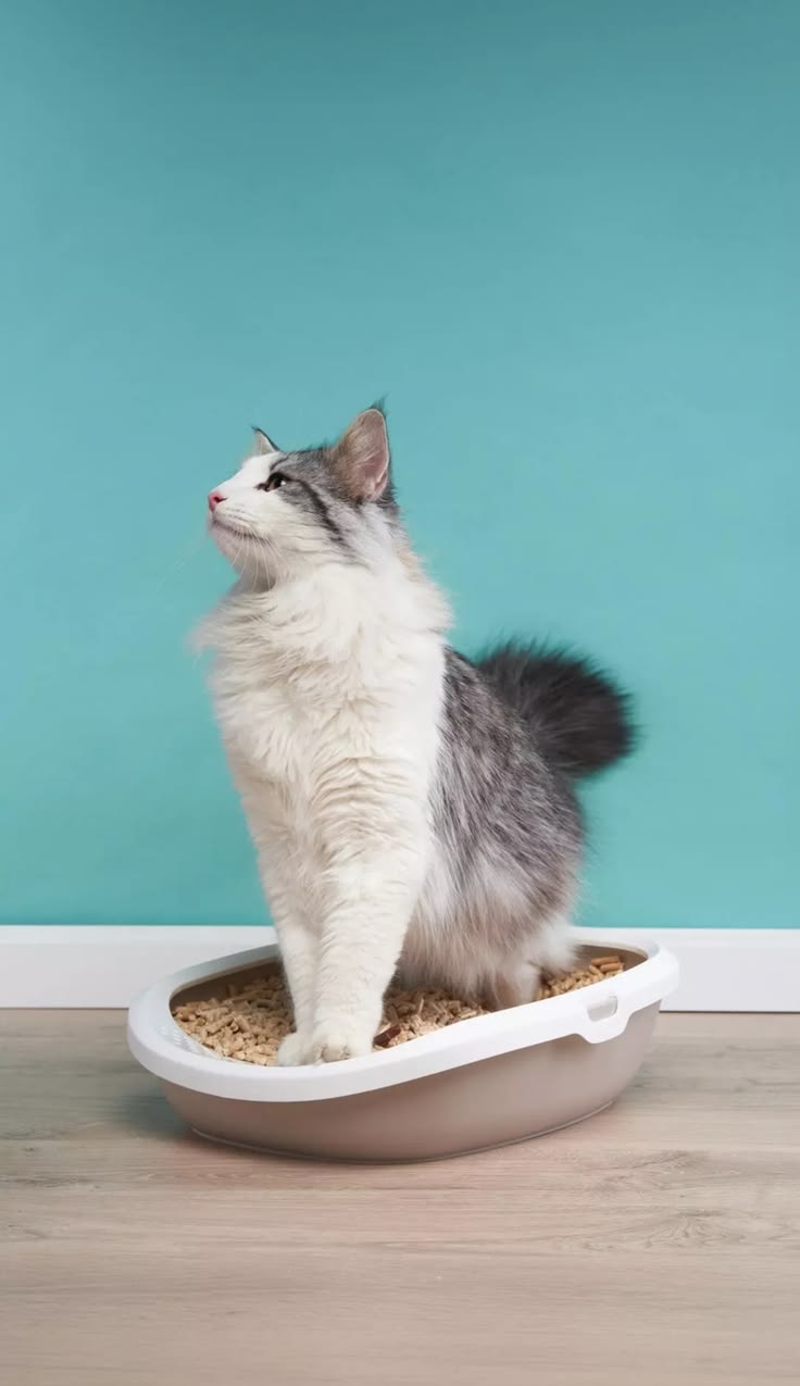 Cat Litter and Litter Tray