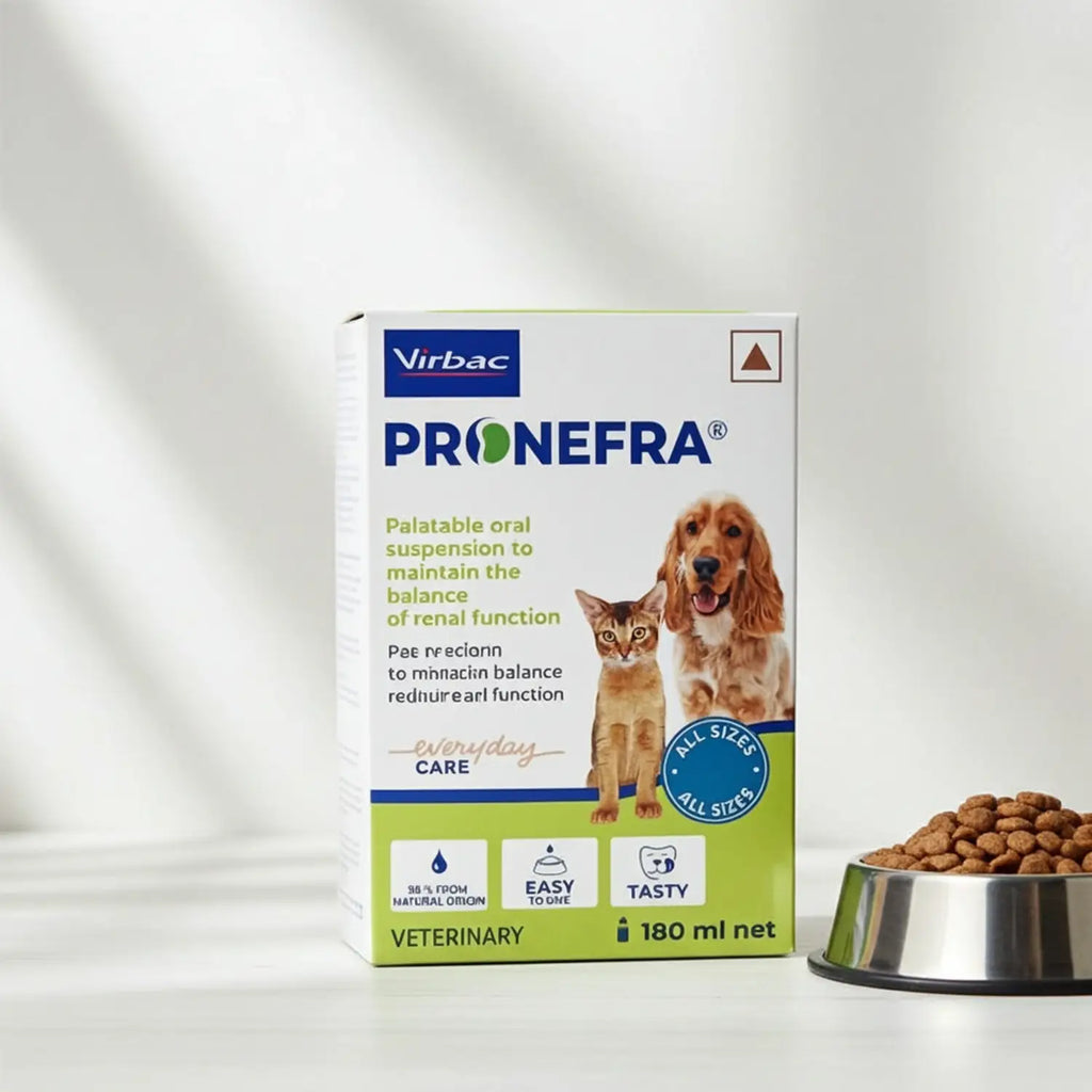 Virbac Pronefra (180 ML) Renal Support Supplement for Dogs and Cats