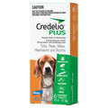 ELANCO Credelio PLUS (225 mg) Chewable Tick, Flea &amp; Deworming Tablets for Dogs Body Weight 5.5–11 kg (Pack of 3 Tablets)