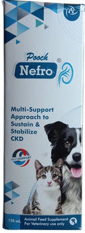 Pooch Nefro (120 ml) Renal Support Supplement For Dogs & Cats