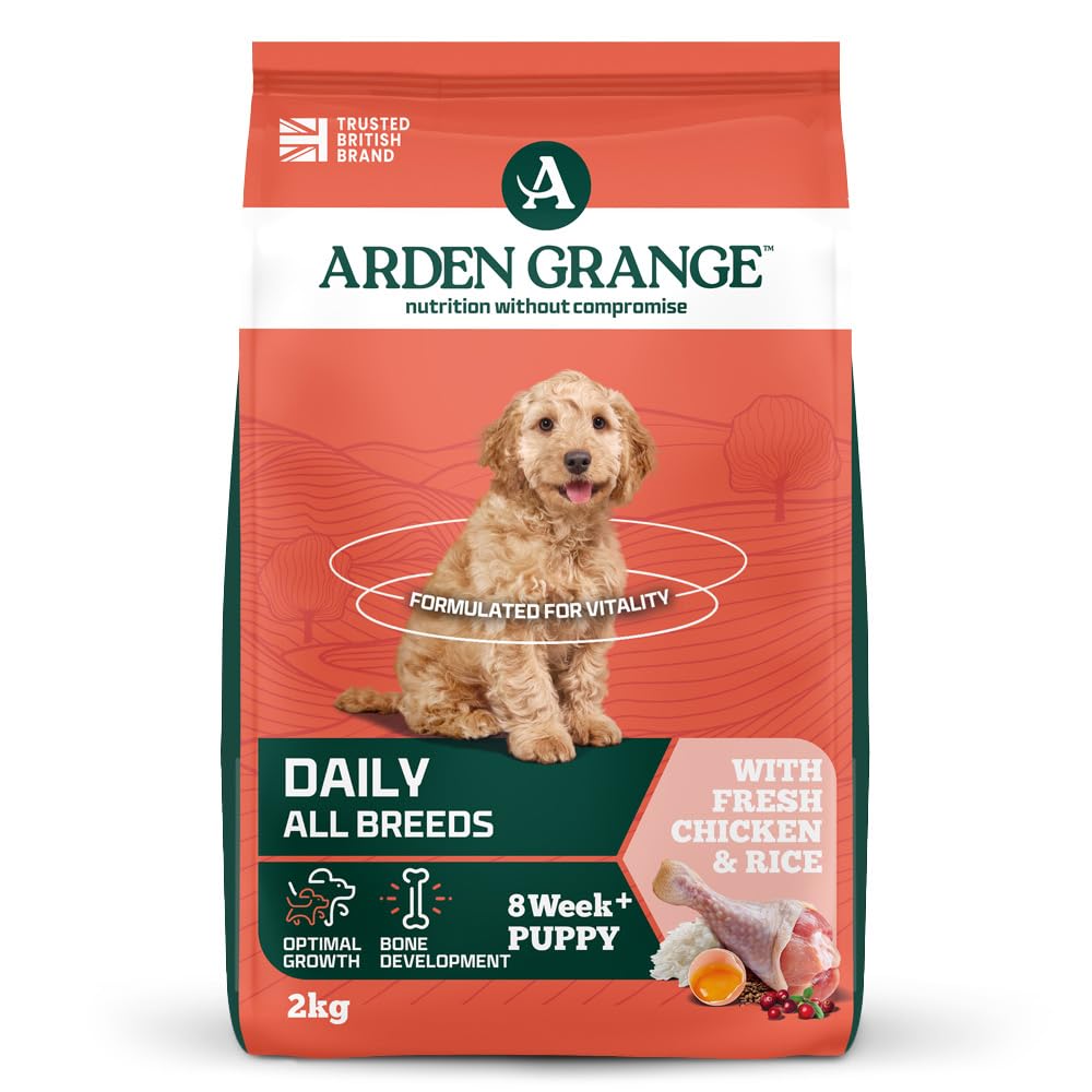 Arden Grange Puppy Junior Granule Dog Food Chicken Flavor 2 Kg