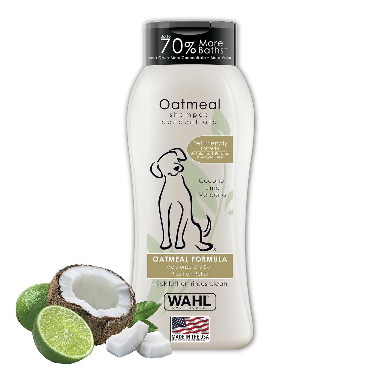Wahl 820004 Oatmeal Shampoo Coconut Lime Verbena 700 Ml