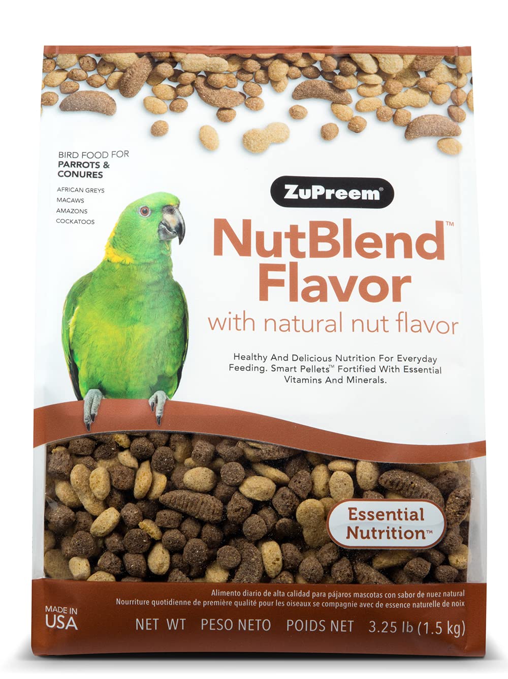 Zupreem Nutblend 1 4 Kg Multicolor