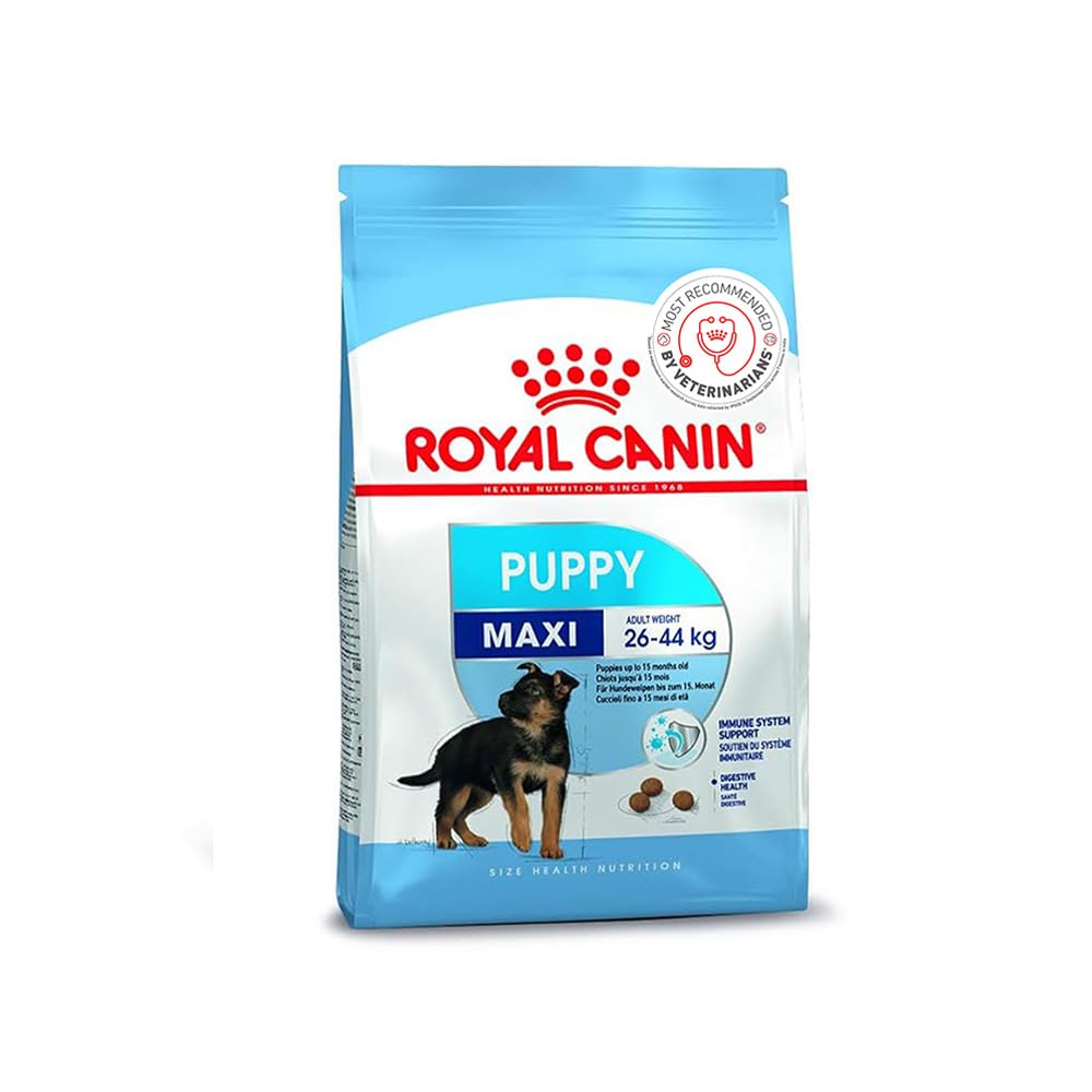 Royal Canin Maxi Puppy Food Dry Food Supports Immune System Digestive Health Provides Long Growth Moderate Energy 1 Kg