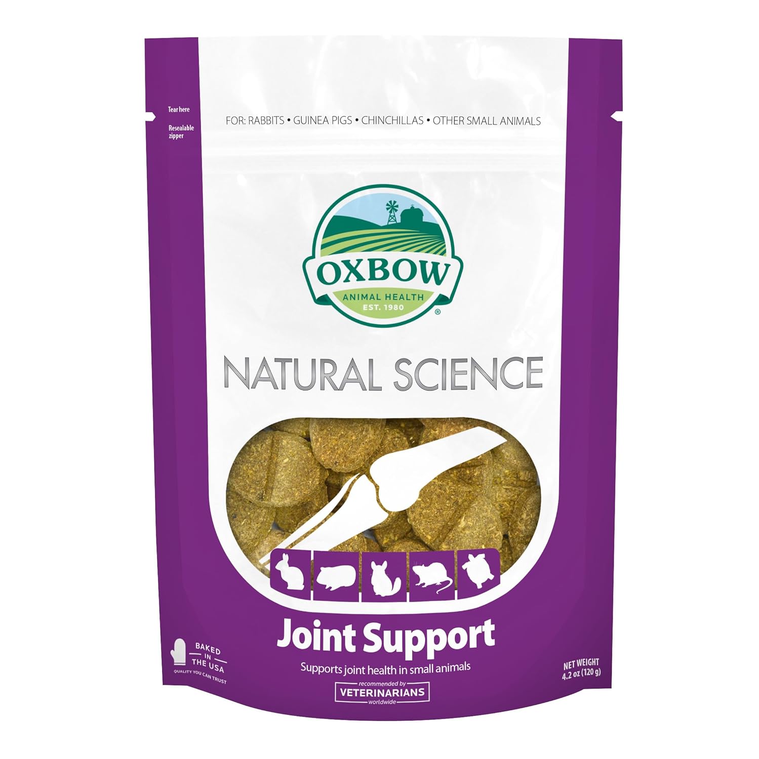 Oxbow Natural Science Joint Supplement 60 Count