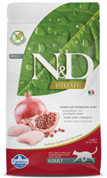 N D Farmina Pet Foods Grain Free Chicken And Pomegranate Dry Adult Cat Food 1 5 Kg Pack Of 2