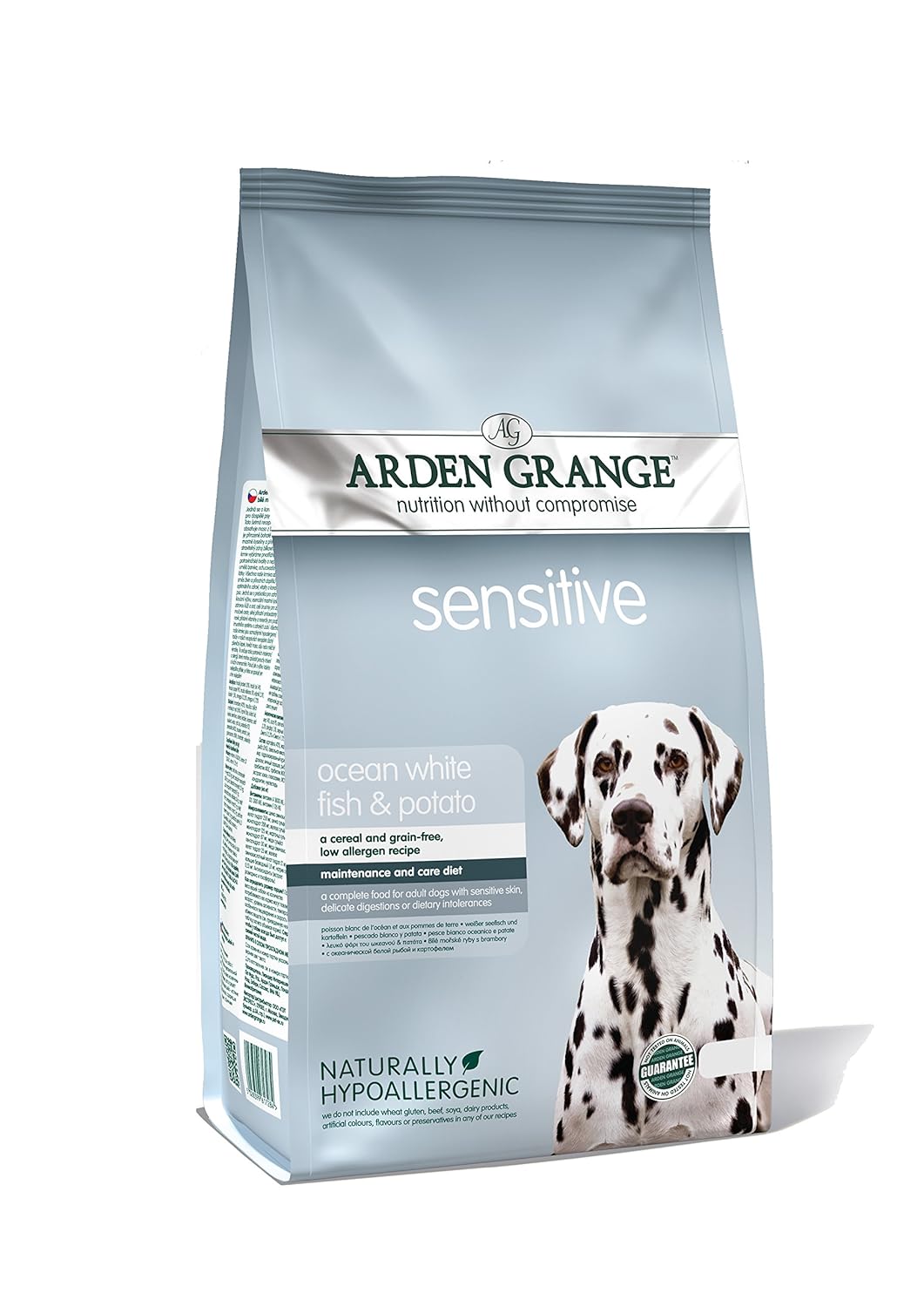 Arden Grange Elizabeth Sensitive White Fish And Potato Dry For Adult Dogs 12 Kg
