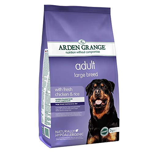 Arden Grange Large Breed Adult Dog Pellet Food, 2 Kg , Chicken Flavor, 1 Count