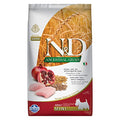 N&D FARMINA PET FOODS Ancestral Grain Dry Dog Food, Adult Mini Breed, 2.5- Kg, Chicken and Pomegranate (Pack of 1)