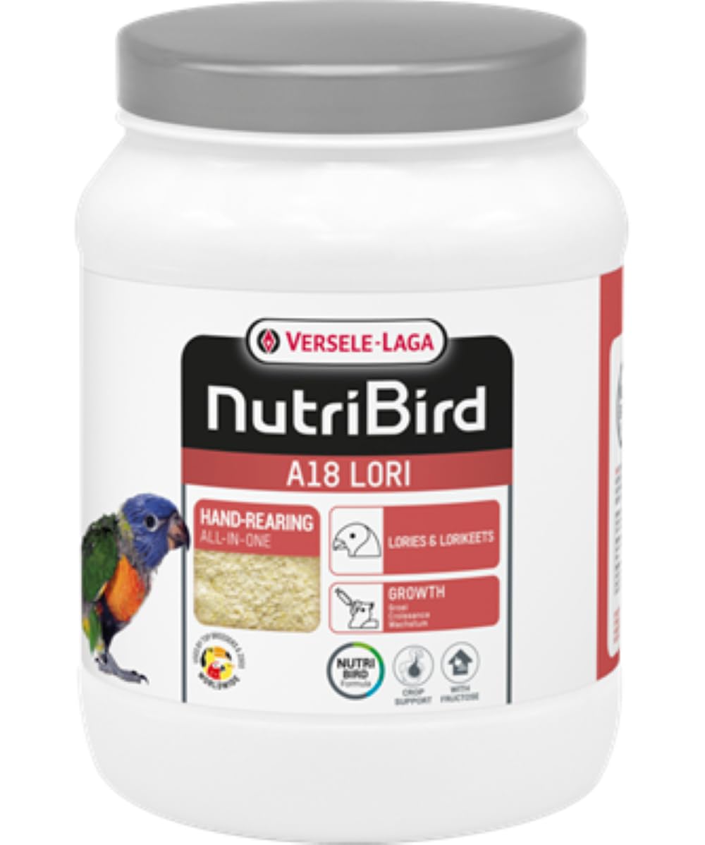 Versele Laga Nutribird A18 Lori Hand Rearing Food For Lories And Lorikeets 800gm