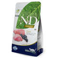Farmina N&D Prime Adult Cat Food | Grain-Free | Lamb & Blueberry Protein Source|Low Glycemic | Complete Nutrition | 0.3kg