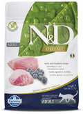 Farmina N D Prime Adult Cat Food Grain Free Lamb Blueberry Protein Source Low Glycemic Complete Nutrition 0 3kg
