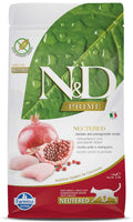 Farmina N D Prime Dry Cat Food Neutered Adult Grain Free 1 5 Kg Chicken And Pomegranate