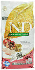N D Farmina Pet Foods Ancestral Grain Dry Dog Food Senior Adult Medium Maxi Breed 12 Kg Chicken And Pomegranate