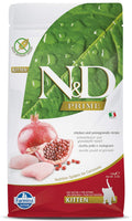 Farmina N D Prime Kitten Food Grain Free Chicken Pomegranate For A Strong Immune System Complete Nutrition For Kittens 1 5kg