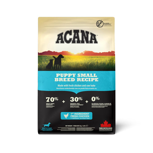 Acana Puppy Small Breed Dry Dog Food Grain Free Dry Dog Food For Puppies Fresh Or Raw Ingredients 6 Kg