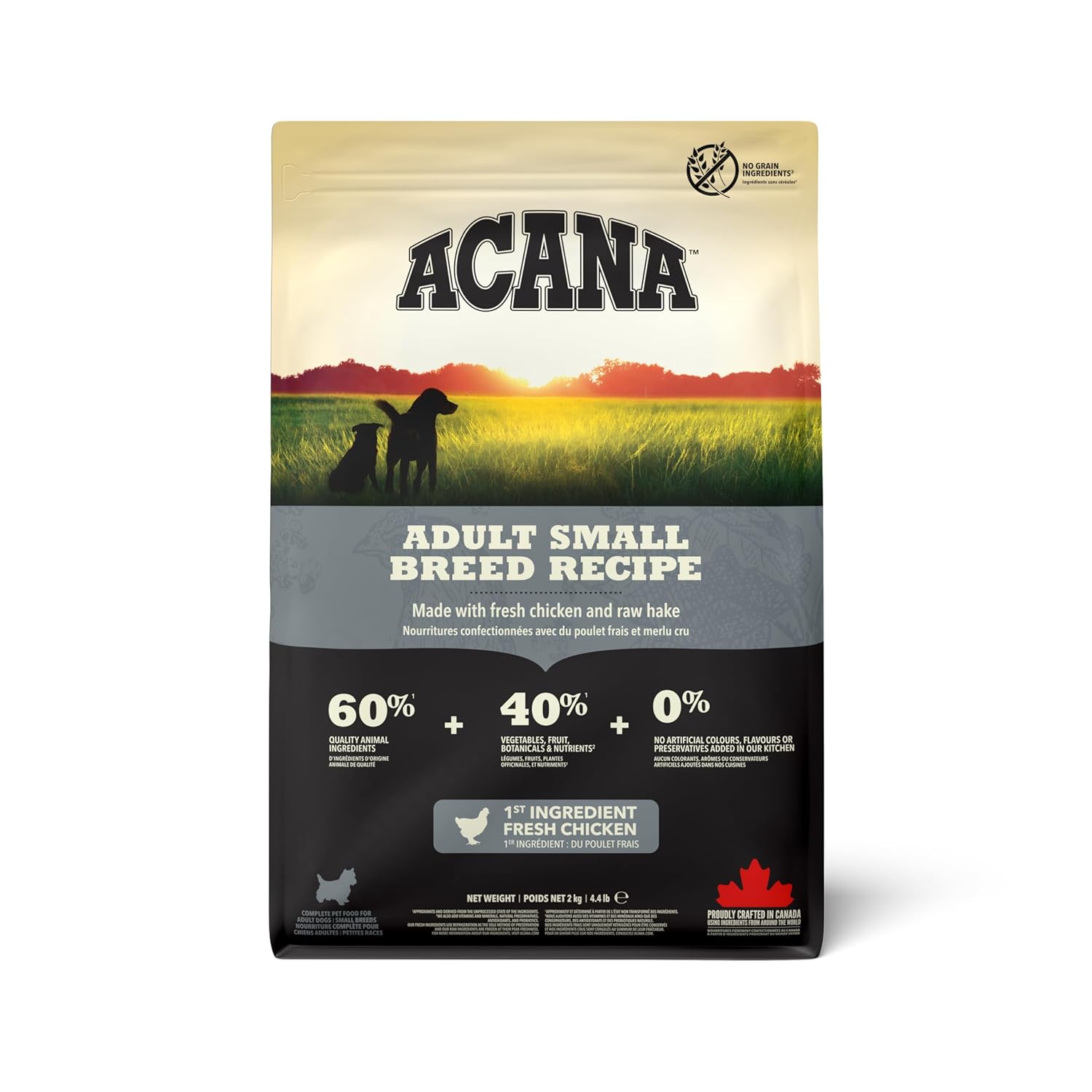 Acana Adult Small Breed Dry Dog Food Grain Free Dog Food For All Life Stages Fresh Or Raw Ingredients 2 Kg