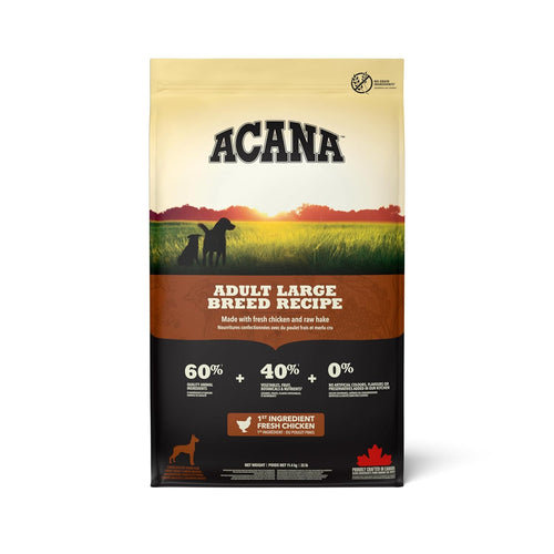 Acana Adult Large Breed Dry Dog Food Grain Free Dog Food For All Life Stages Fresh Or Raw Ingredients 11 4 Kg