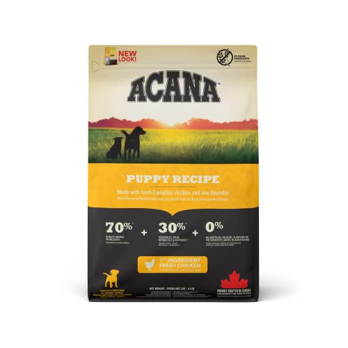 Acana Puppy Dry Dog Food, Grain Free Dry Dog Food for Puppies, Fresh or Raw Ingredients, 2 kg