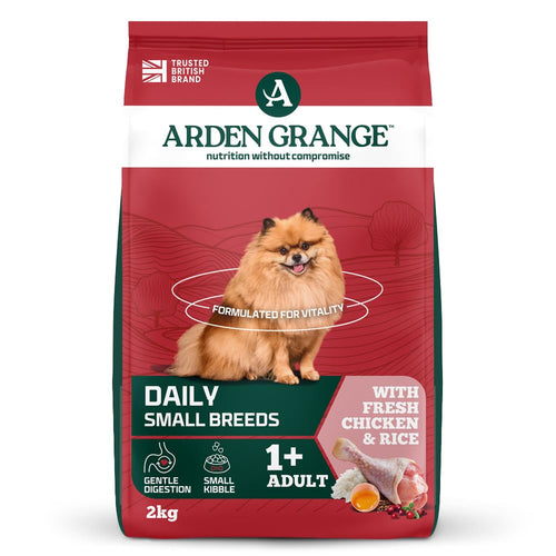 Arden Grange Mini Pellet Adult Dog Food Fresh Chicken Rice 2 Kgs