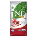 Farmina Pet Foods N&D Grain Free Chicken and Pomegranate Adult Cat Food, Pocket Deo for Dogs Free, 5 Kg - Dry