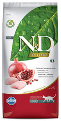 Farmina Pet Foods N D Grain Free Chicken And Pomegranate Adult Cat Food Pocket Deo For Dogs Free 5 Kg Dry
