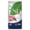 FARMINA N&D Prime Dry Cat Food, Adult, Grain-Free, 5-kg, Lamb and Blueberry