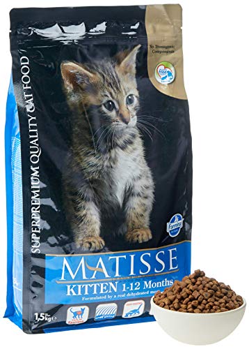 Farmina Matisse Kitten Food | Complete & Balanced Nutrition | for Kittens (1-12 Months) | Supports Healthy Growth & Brain Development | 1.5kg