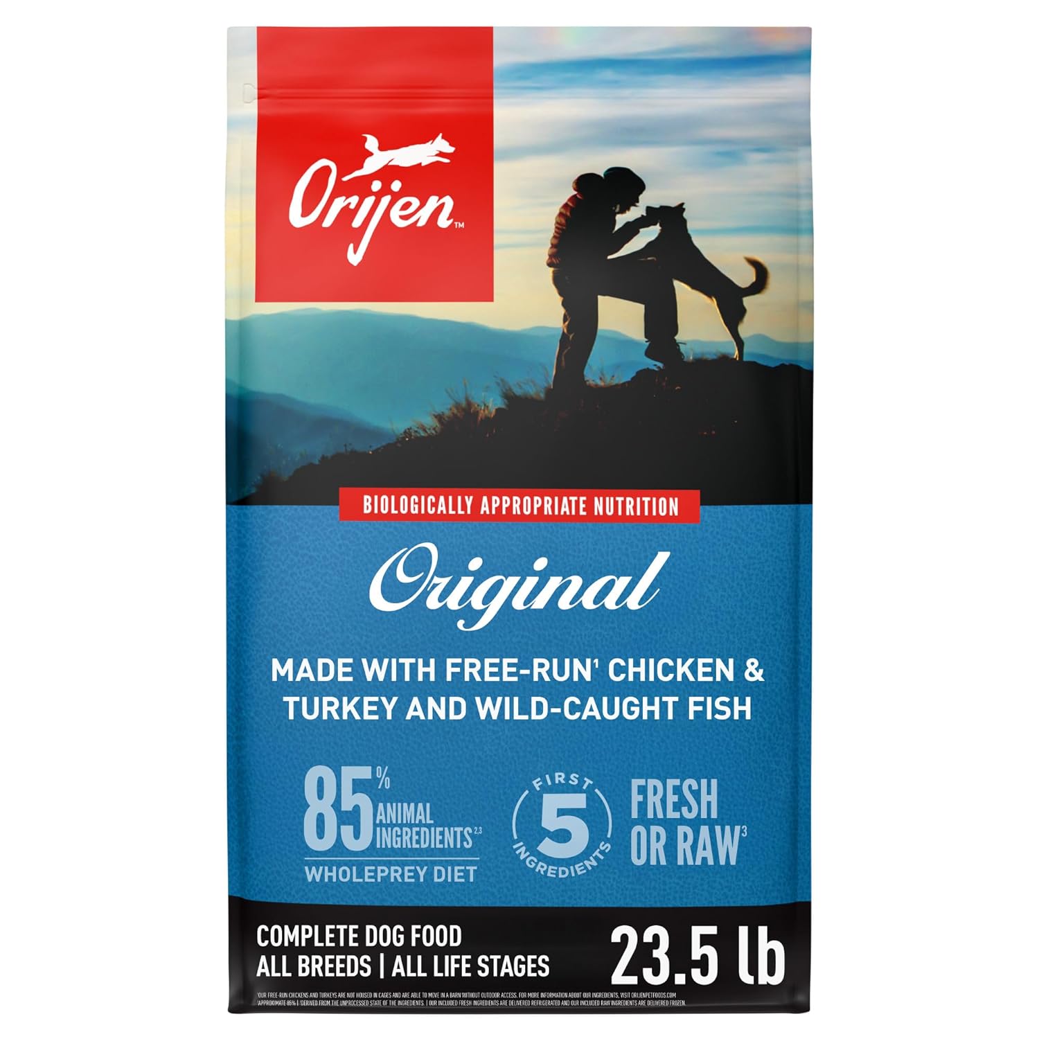 Orijen Original Dry Dog Food Grain Free Dog Food For All Life Stages Fresh Or Raw Ingredients 11 4 Kg