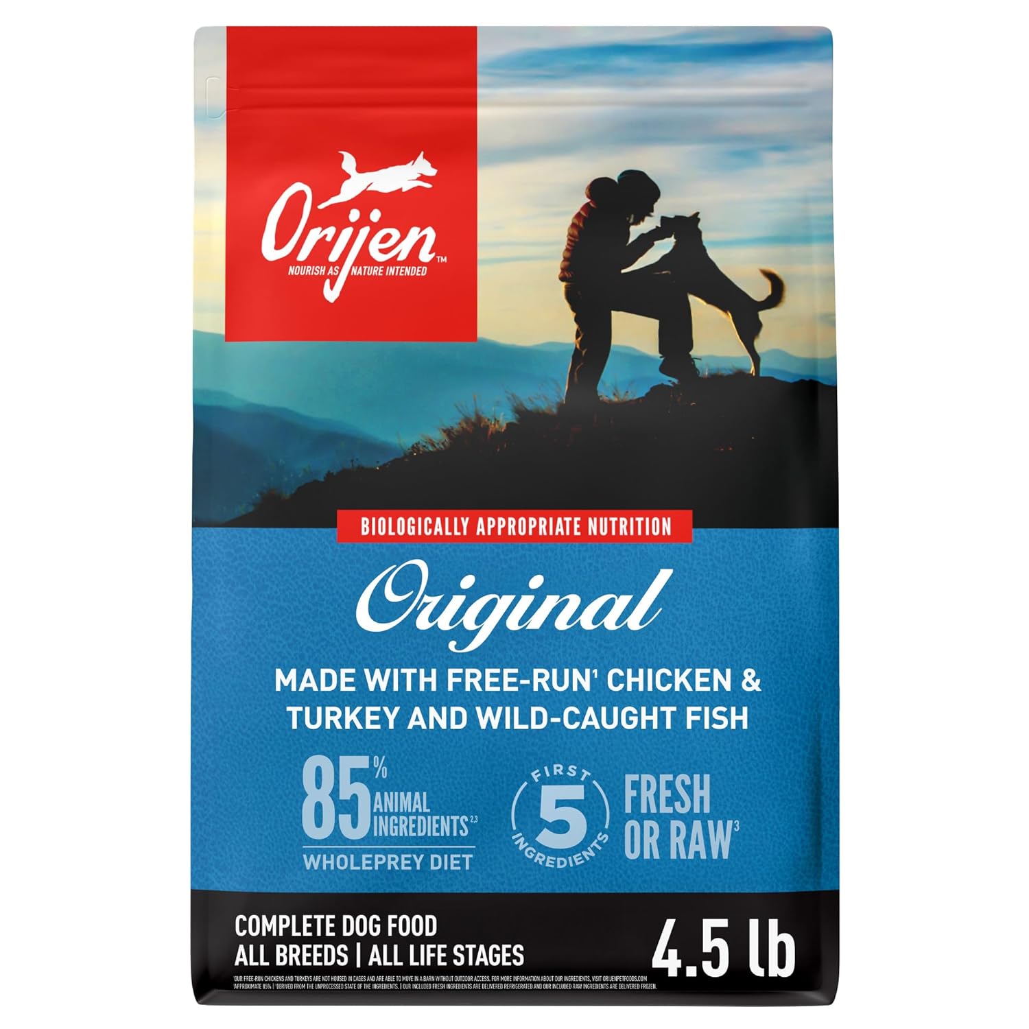 Orijen Original Dry Dog Food Grain Free Dog Food For All Life Stages Fresh Or Raw Ingredients 2 Kg
