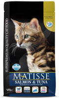 Matisse Farmina Pet Foods Dry Cat Food Adult 1 5 Kg Salmon And Tuna Pack Of 1