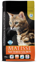 Matisse Farmina Pet Foods Dry Cat Food Neutered Adult 1 5 Kg Salmon