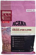 Acana Grass-Fed Lamb Dry Dog Food, Grain Free Dog Food for All Life Stages, Fresh or Raw Ingredients, 6 kg
