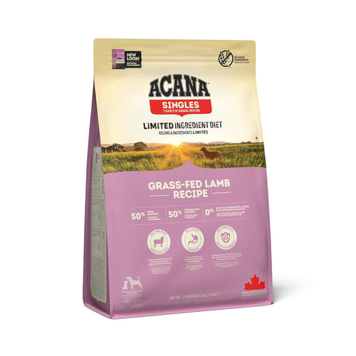 Acana Grass Fed Lamb Dry Dog Food Grain Free Dog Food For All Life Stages Fresh Or Raw Ingredients 2 Kg