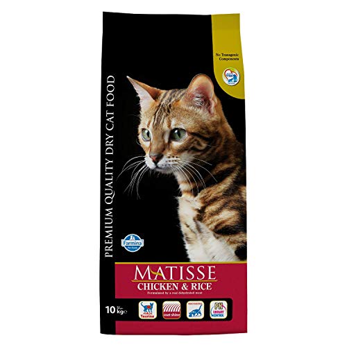 Farmina Matisse Neutered Adult Cat Food | Salmon Recipe | Complete & Balanced Nutrition | Supports Coat Shine & Digestion | 10kg