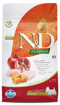 Farmina N D Pumpkin Adult Mini Dog Food Chicken Pomegranate Pumpkin Rich In Anti Oxidants Complete Food For Adult Dogs 0 8kg No Artificial Preservatives