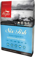 Orijen Six Fish Dry Dog Food Grain Free And Chicken Free Dog Food Fresh Or Raw Ingredients 2 Kg All Life Stages