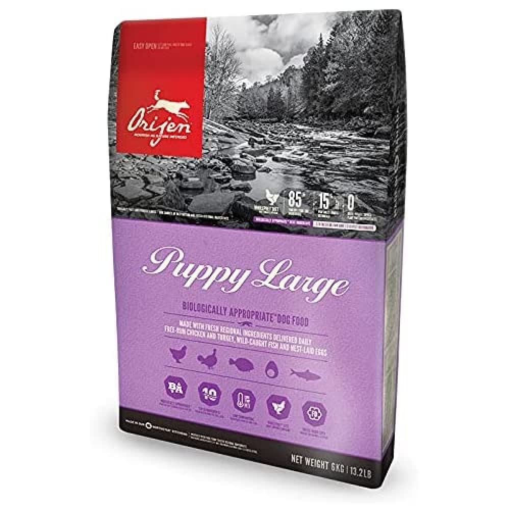 Orijen Puppy Large Dry Dog Food Grain Free Dry Dog Food For Puppies Fresh Or Raw Ingredients 6 Kg