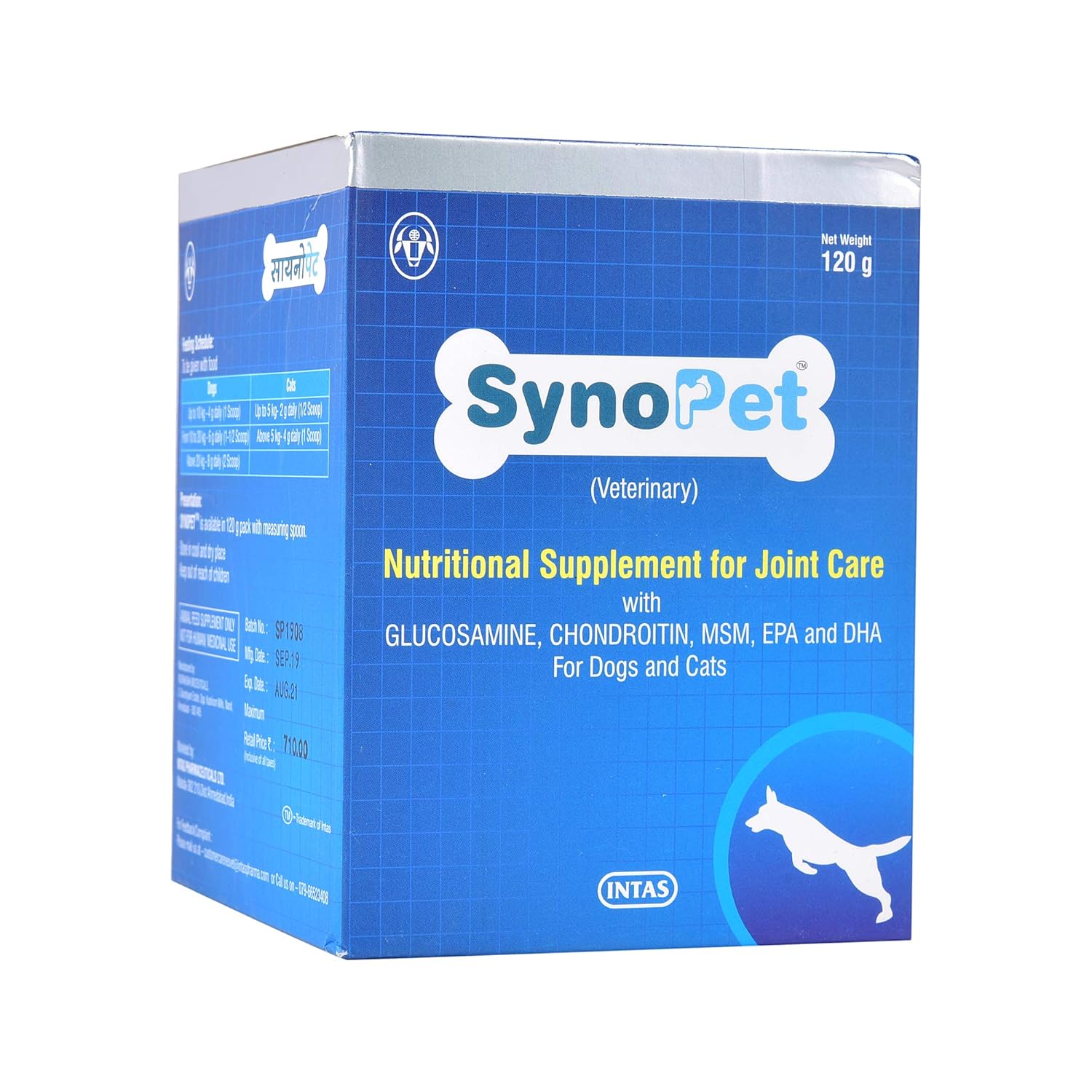 Intas Synopet Nutitonal Supplement For Joint Care 120g