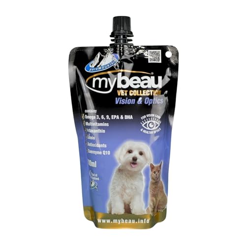 Palamountains My Beau Vision & Optics Supplement for Cats & Dogs - Eye Health Support with Omega 3 & 6 – for All Life Stages 300ml