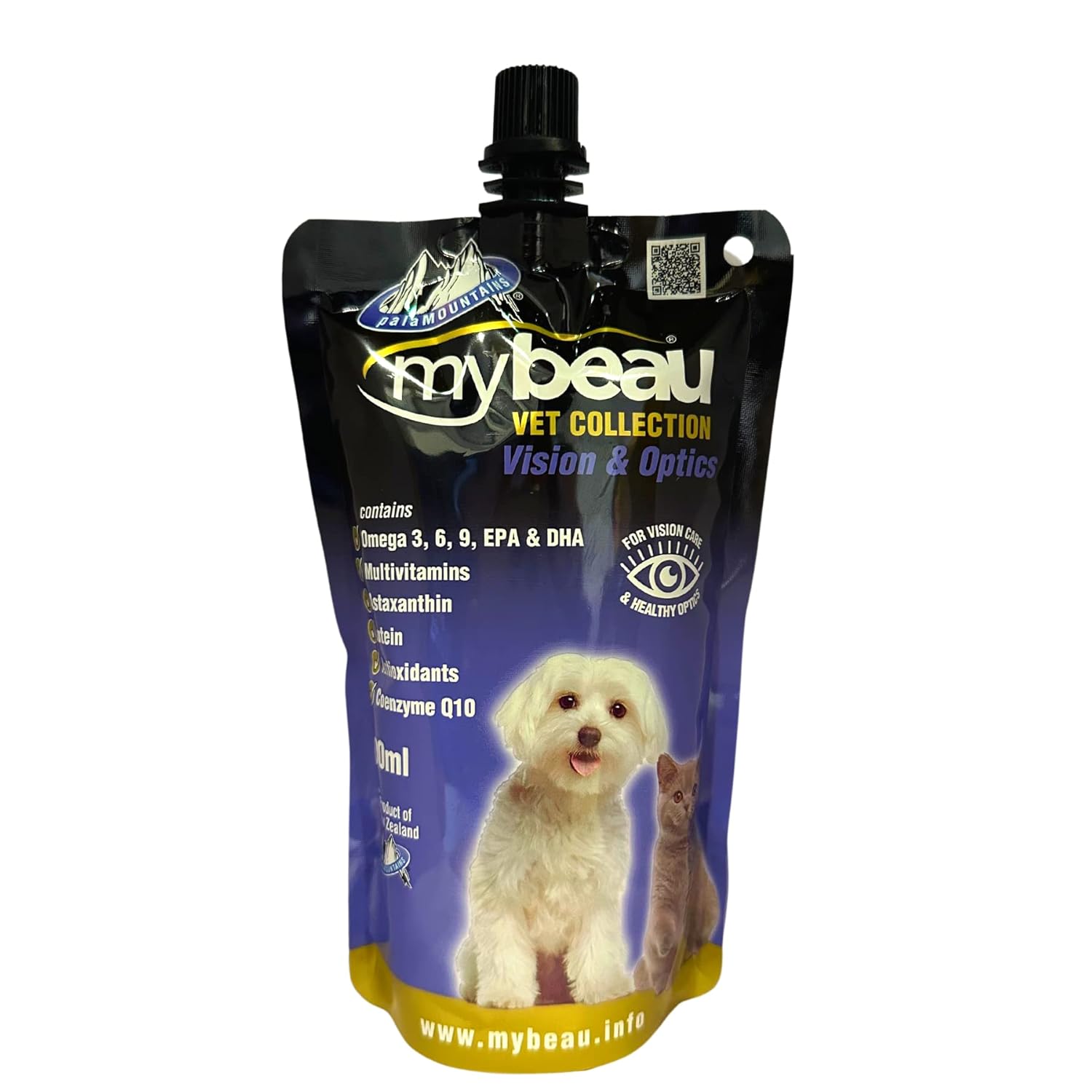 Palamountains My Beau Vision Optics Supplement For Cats Dogs Eye Health Support With Omega 3 6 For All Life Stages 300ml