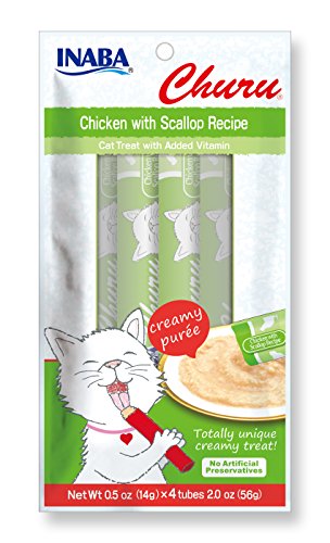 Inaba USA605 Chur Cat Treat with Added Vitamin E, One Size/4.5 oz