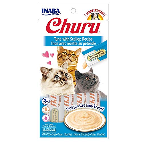 Inaba USA604 Chur Cat Treat with Added Vitamin E, One Size/4.5 oz