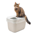 Savic Hop In Modern Cat Litter Tray Mocca