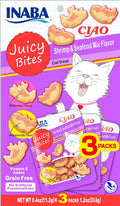 Inaba Juicy Bites Shrimp Seafood Mix Flavor 33 9g 3 Pouches Per Pack