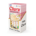 INABA Churu Tuna with Salmon Recipe, Lickable Creamy Puree (Pack of 6, 56 GMS, 4 Sticks per Pack)