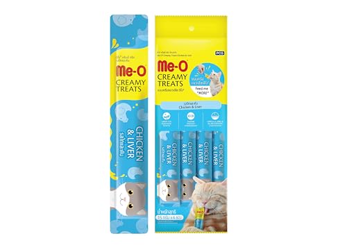Me-O Creamy Cat Treats - Chicken and Liver, Small, 60 Gm, 1 Count