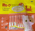 Me-O All Life Stages Creamy Cat Treat Crab Flavor (Pack of 20 Sticks)