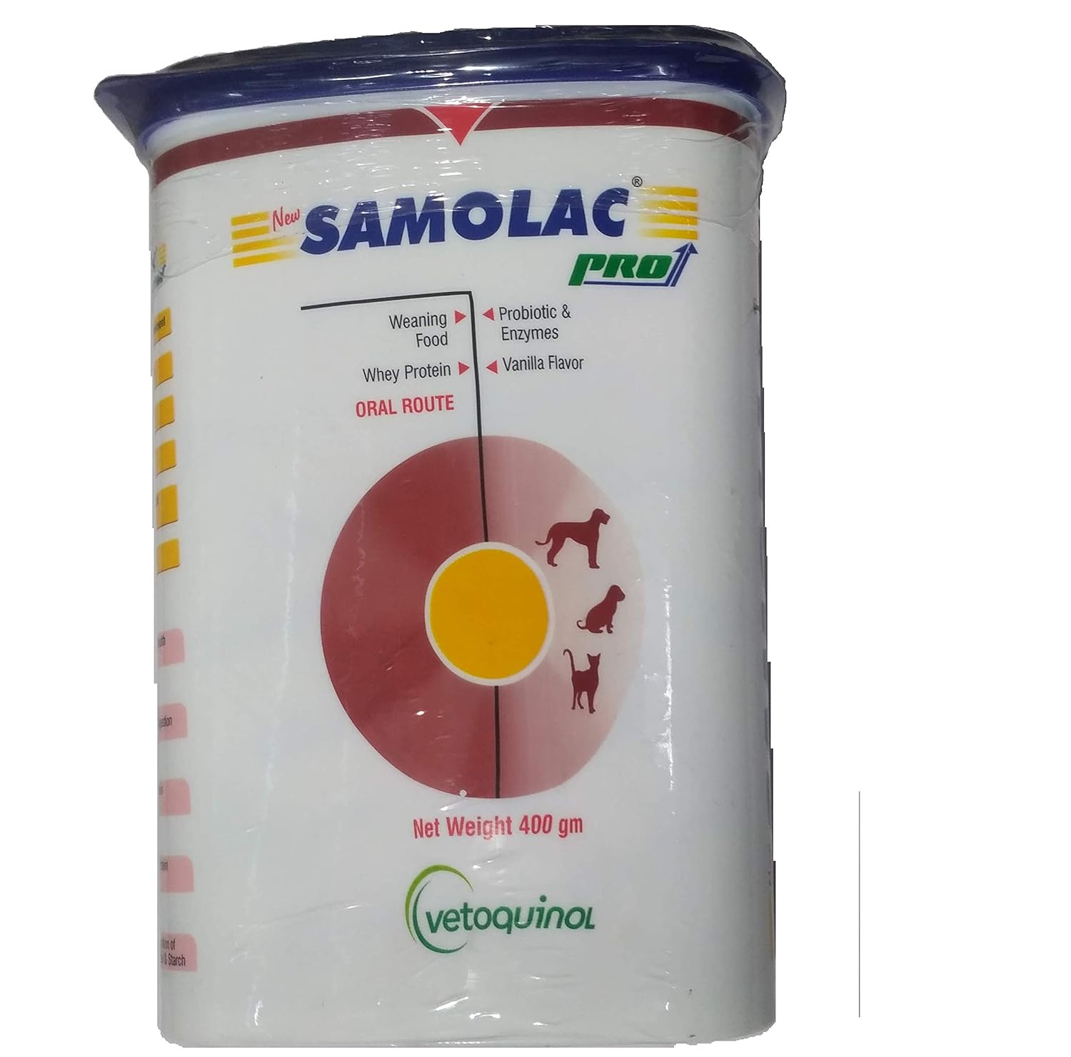 Vetoquinol Pawstively Pet Care Samolac Pro Weaning Food Supplement 400 G Pack Of 2