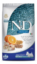 Farmina Pet Foods Ocean Dry Dog Food Low Grain Adult Mini Breed 2 5 Kg Spelt Oats Codfish And Orange